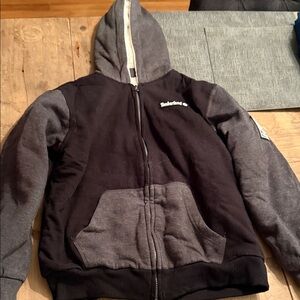 Timberland Two-Tone Hoodie in Black and Gray